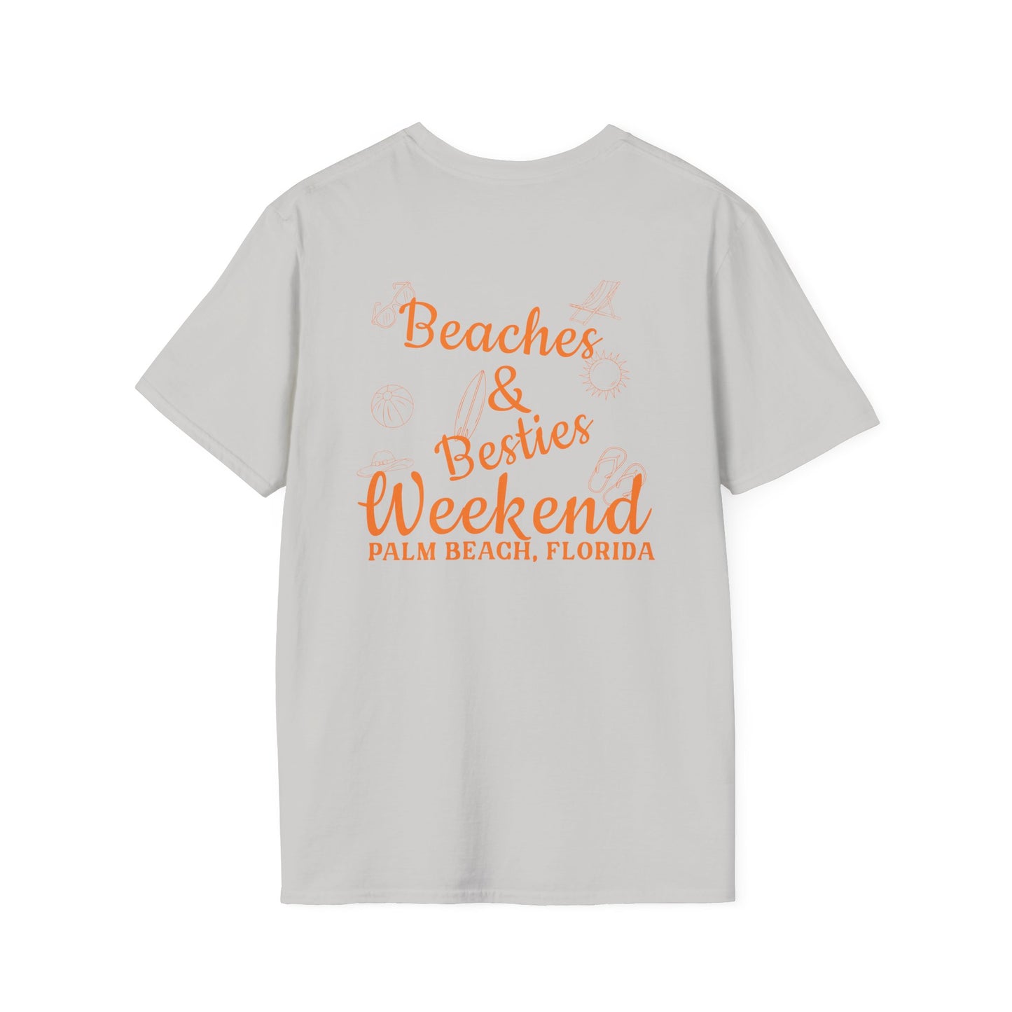 Custom Beaches and Besties Weekend Tee | Personalized Girls & Boys Beach Trip tshirt
