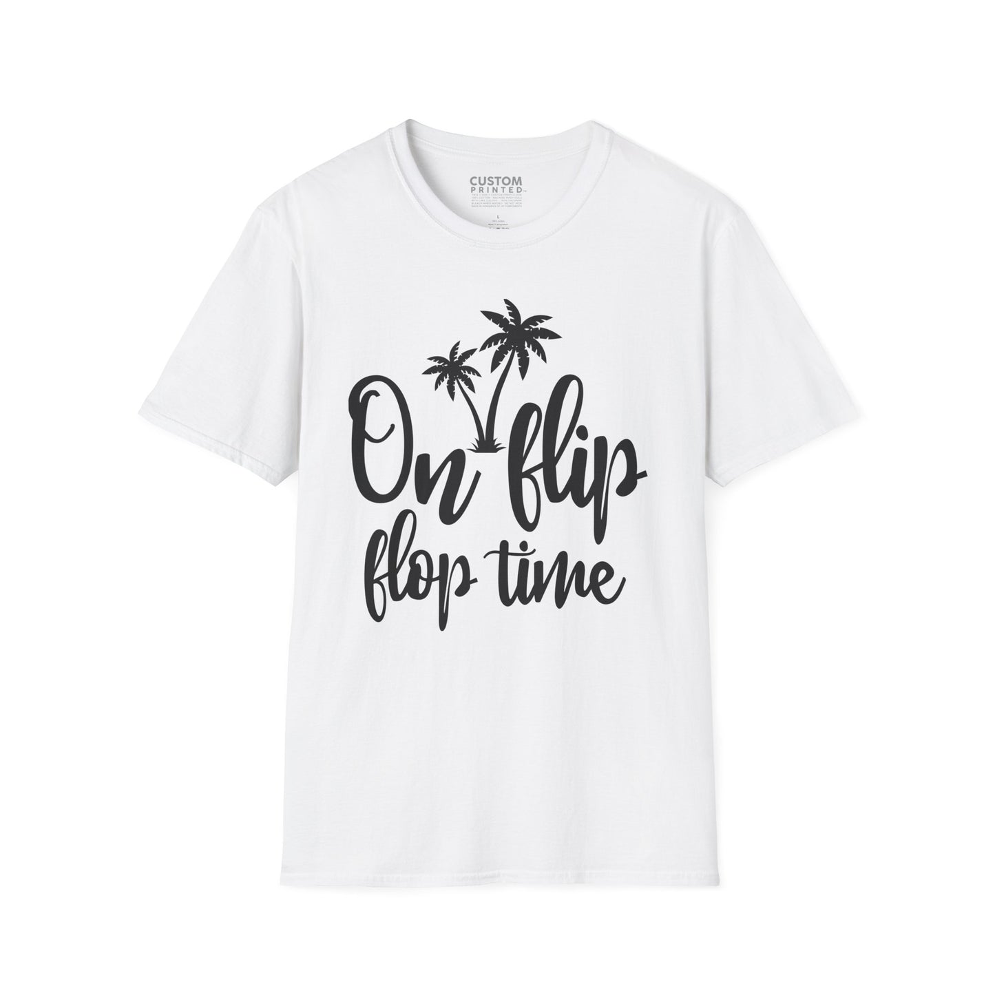 On Flip Flop Time T-Shirt | Summer Beach Vacation Tee