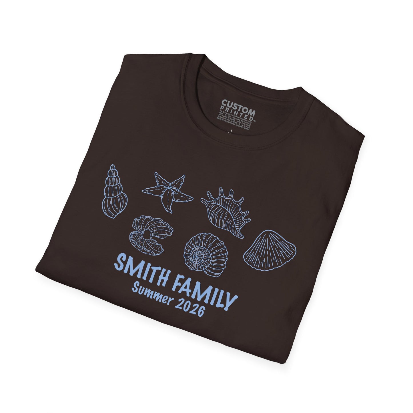Custom Family Vacation Tee Ocean Theme Shirt | Beach Family T-Shirt