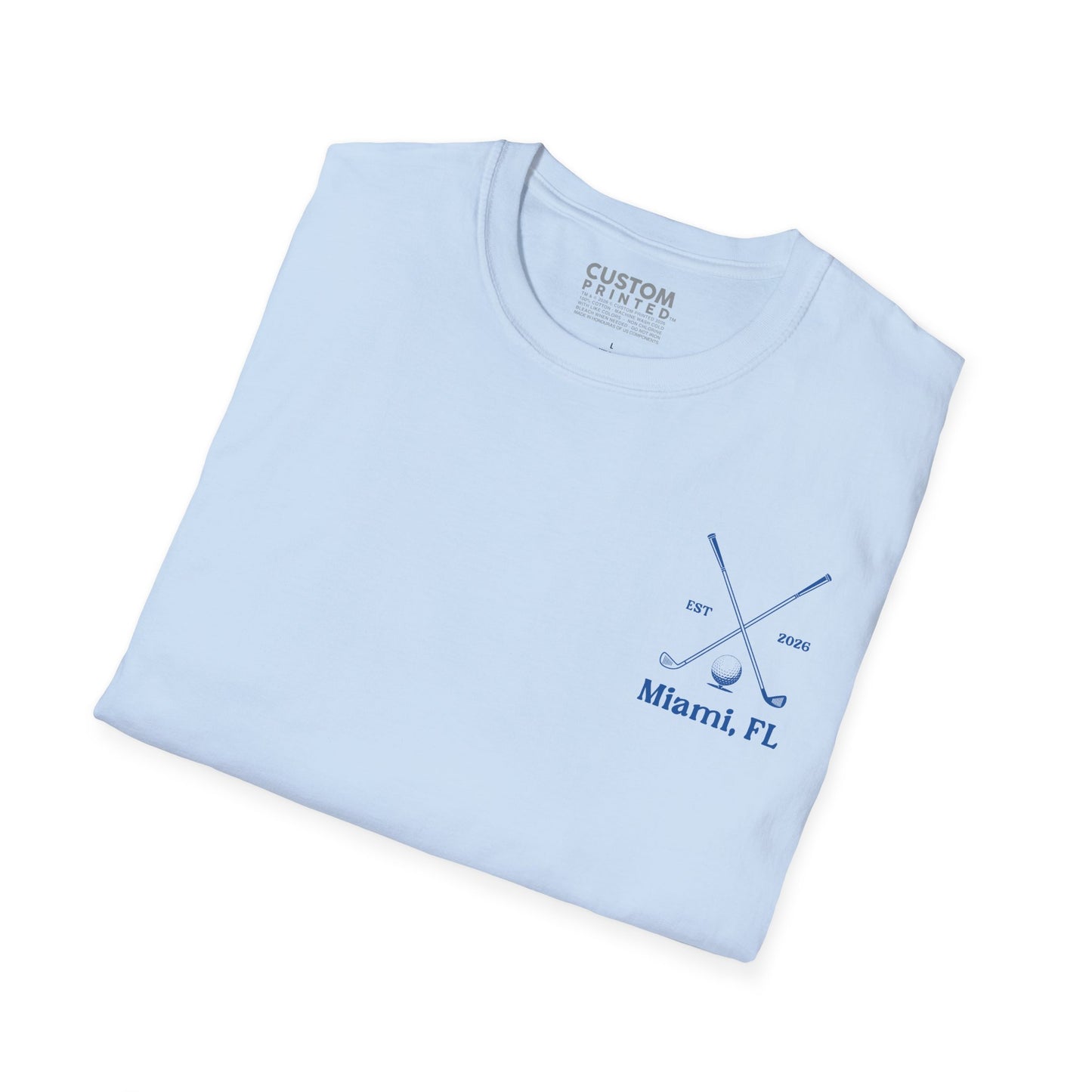 Custom Bachelors Party Golf T-Shirt | Personalized Golf Trip Tee