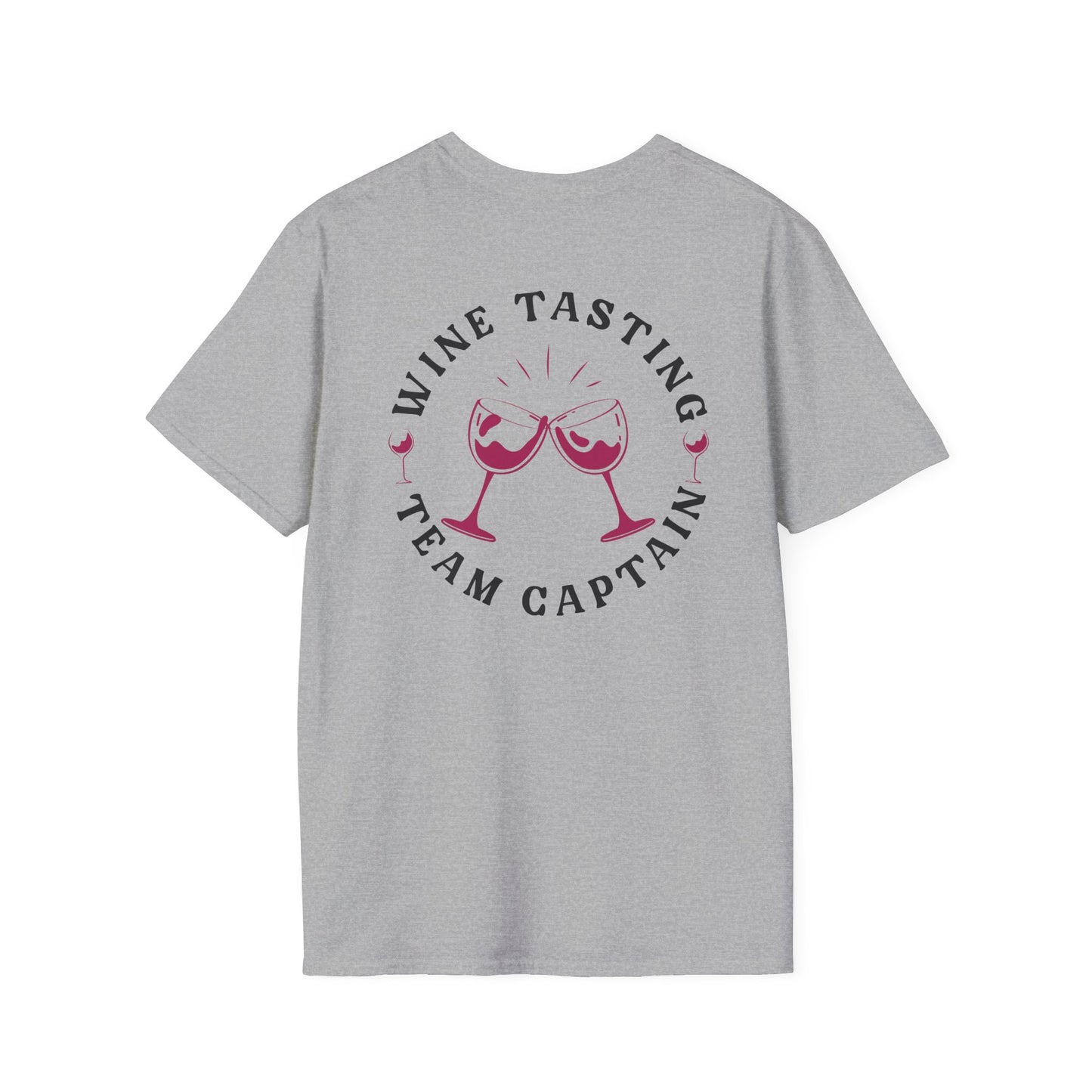 Wine Tasting Team Captain T-Shirt | Wine Lover Tee | Drinking Group Shirt