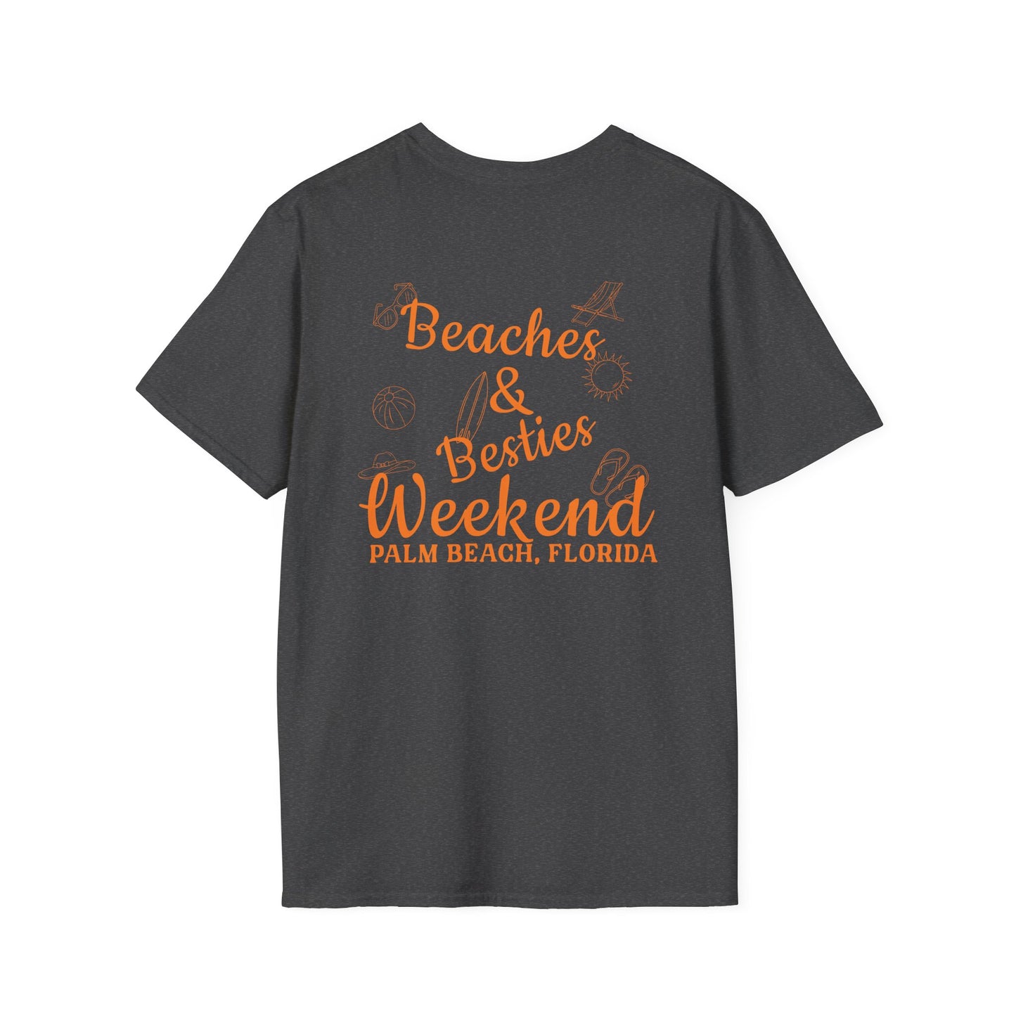Custom Beaches and Besties Weekend Tee | Personalized Girls & Boys Beach Trip tshirt