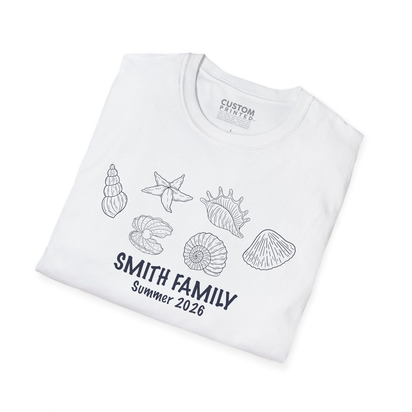 Custom Family Vacation Tee Ocean Theme Shirt | Beach Family T-Shirt