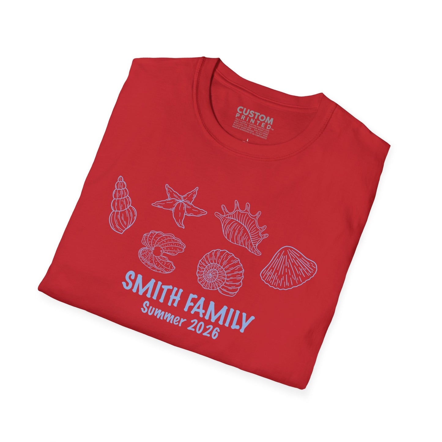 Custom Family Vacation Tee Ocean Theme Shirt | Beach Family T-Shirt