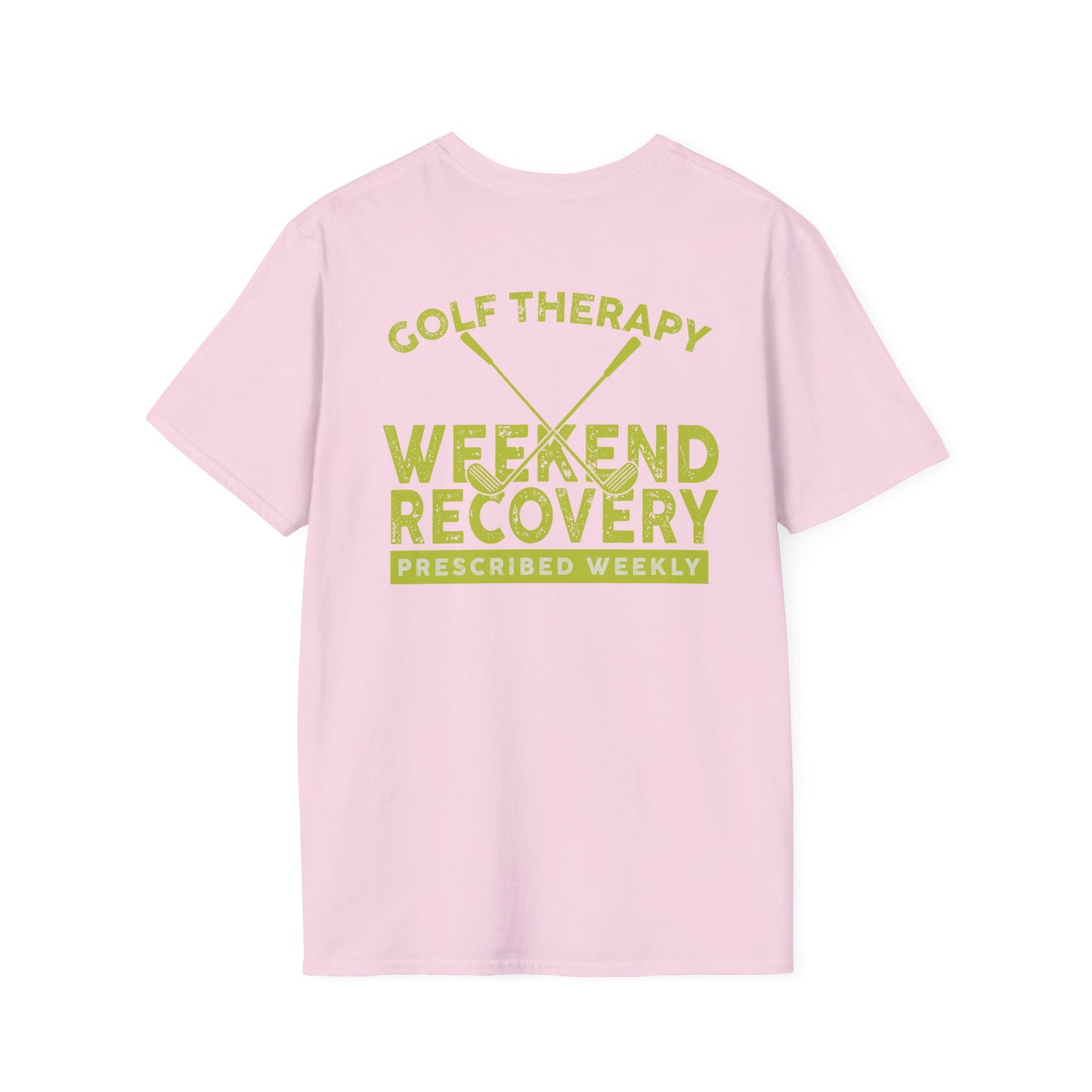 Golf Therapy Weekend Recovery T-Shirt | Golf Relaxation Tee | Golf Lifestyle Shirt