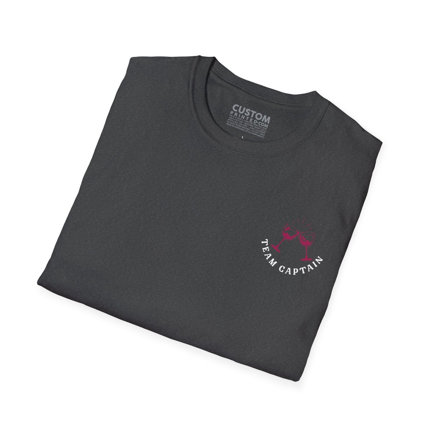 Wine Tasting Team Captain T-Shirt | Wine Lover Tee | Drinking Group Shirt