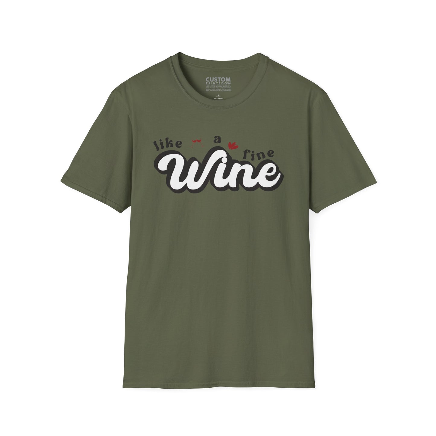 Like a Fine Wine T-Shirt | Retro Wine Lover Tee