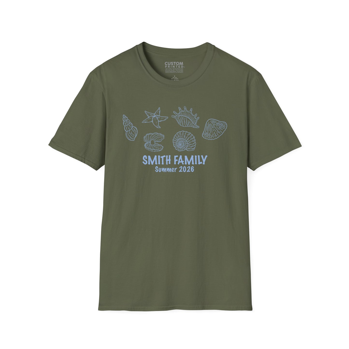 Custom Family Vacation Tee Ocean Theme Shirt | Beach Family T-Shirt