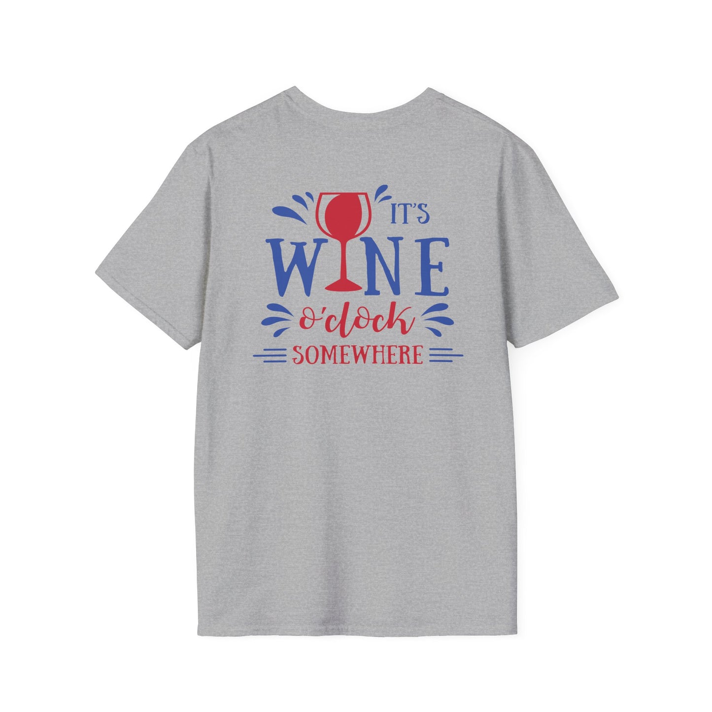 It’s Wine O Clock Somewhere T-Shirt | Wine Lover Tee | Funny Drinking Shirt