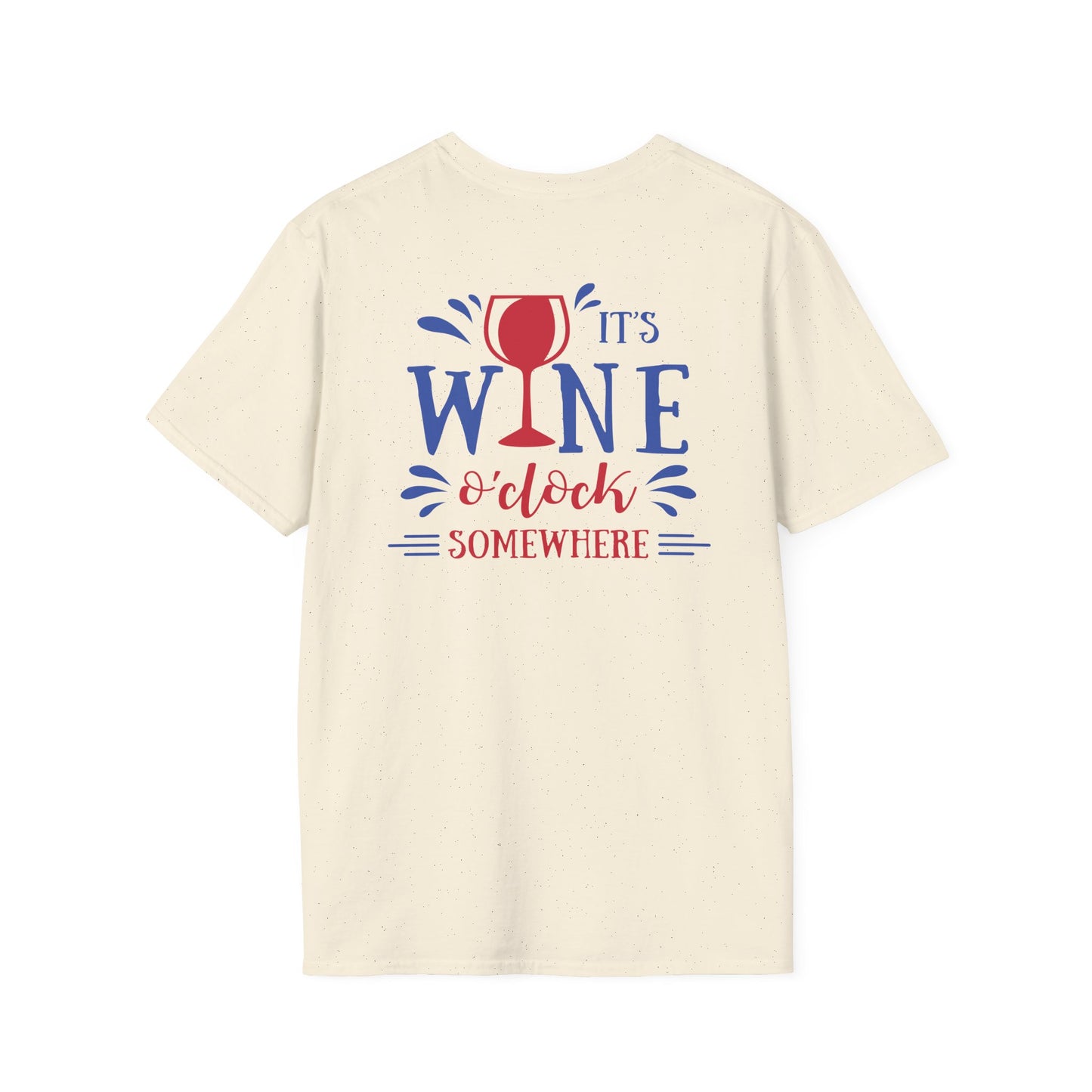 It’s Wine O Clock Somewhere T-Shirt | Wine Lover Tee | Funny Drinking Shirt