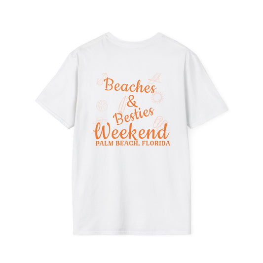 Custom Beaches and Besties Weekend Tee | Personalized Girls & Boys Beach Trip tshirt