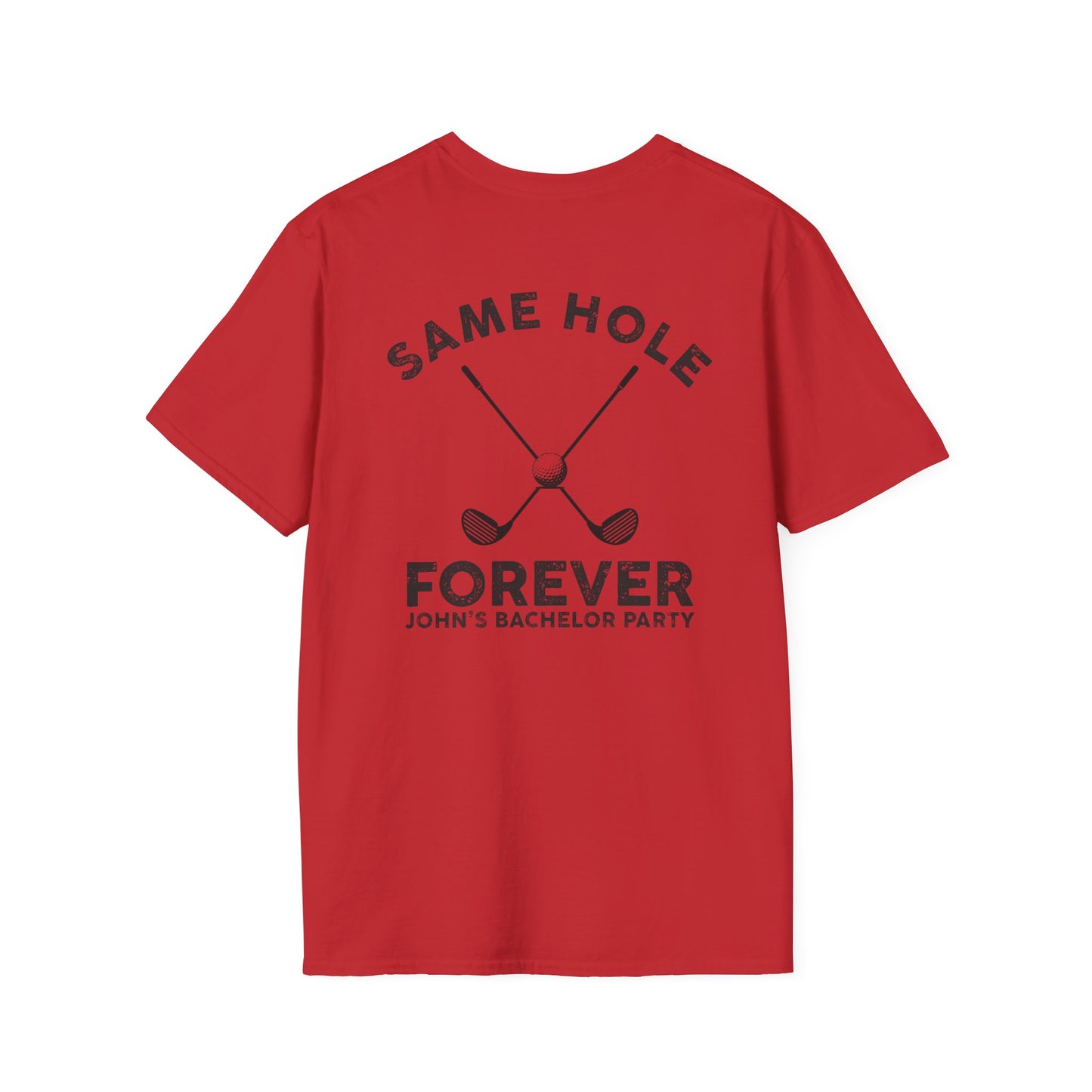 Personalized Same Hole Forever T-Shirt | Custom Golf Couple Tee