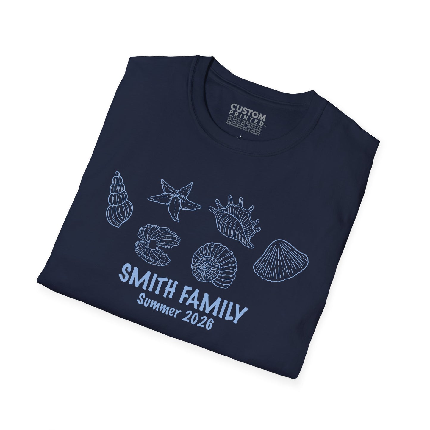 Custom Family Vacation Tee Ocean Theme Shirt | Beach Family T-Shirt