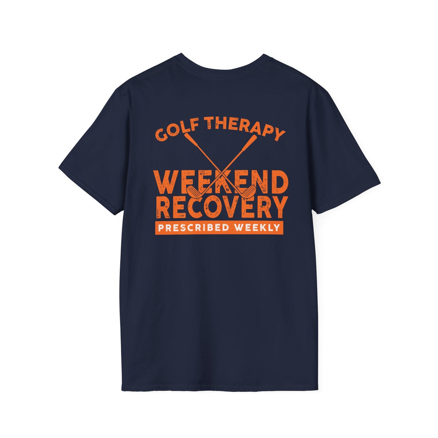 Golf Therapy Weekend Recovery T-Shirt | Golf Relaxation Tee | Golf Lifestyle Shirt