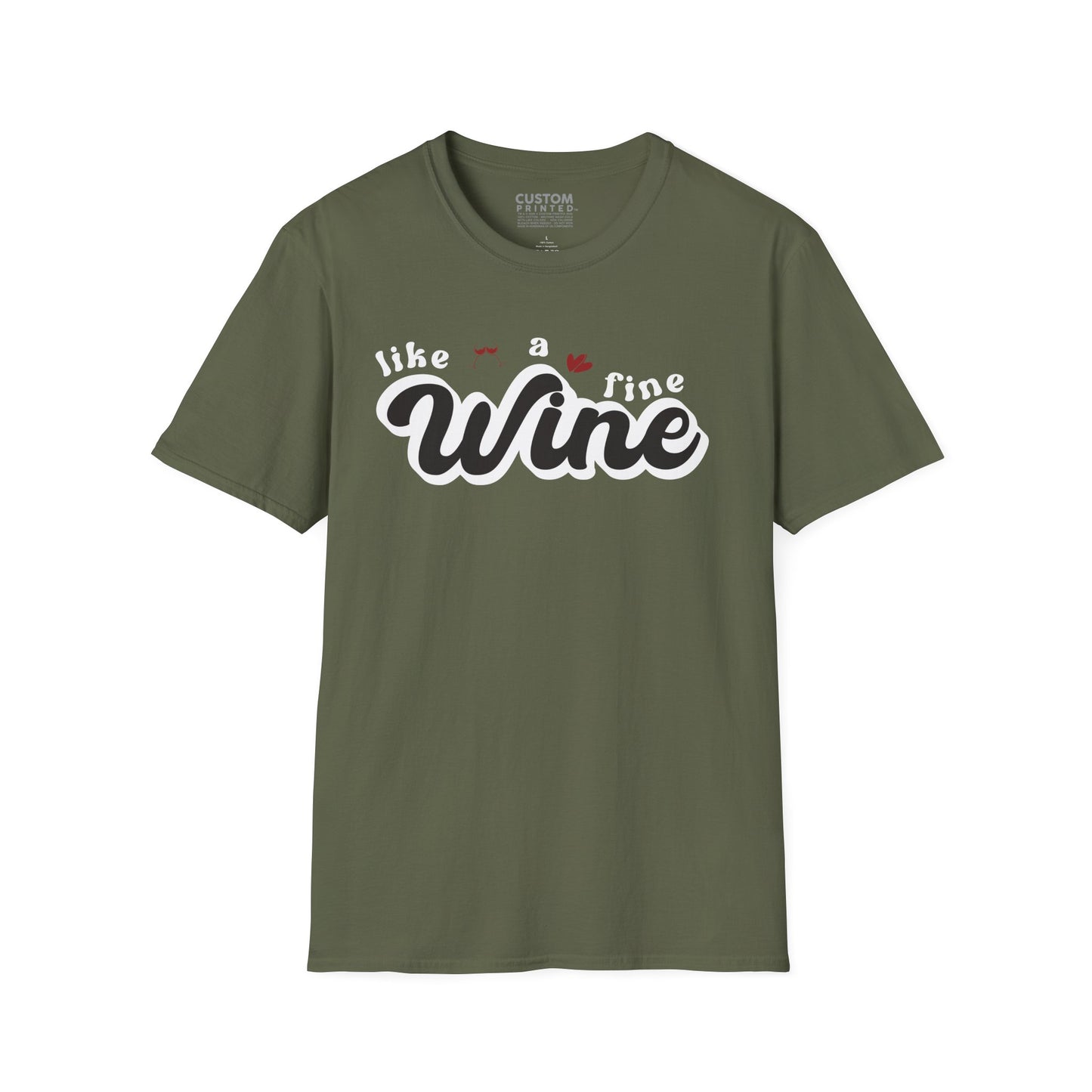 Like a Fine Wine T-Shirt | Retro Wine Lover Tee