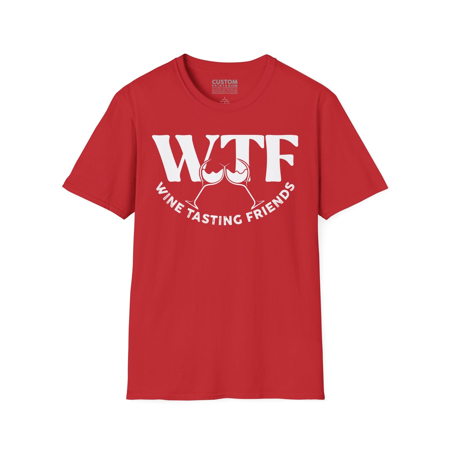 WTF Wine Tasting Friends T-Shirt | Wine Lover Tee | Drinking Friends Shirt