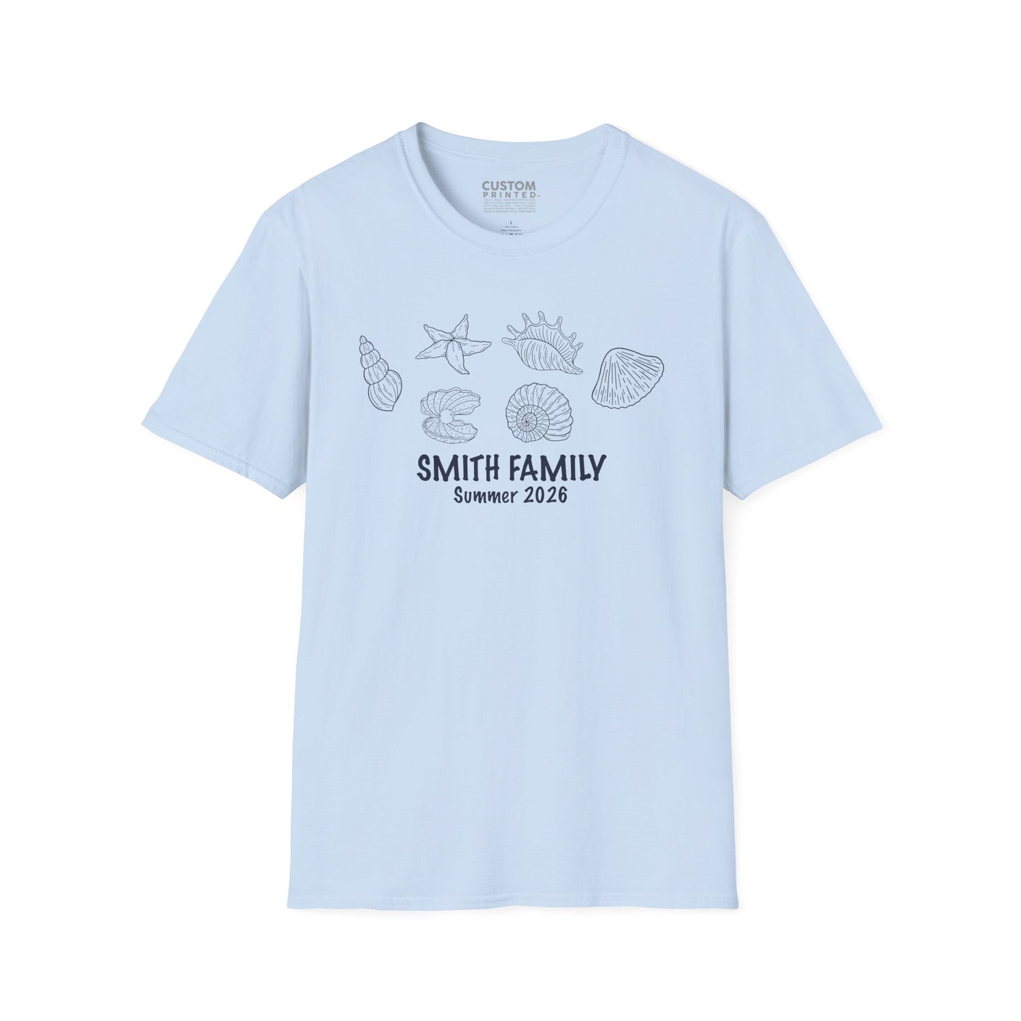 Custom Family Vacation Tee Ocean Theme Shirt | Beach Family T-Shirt