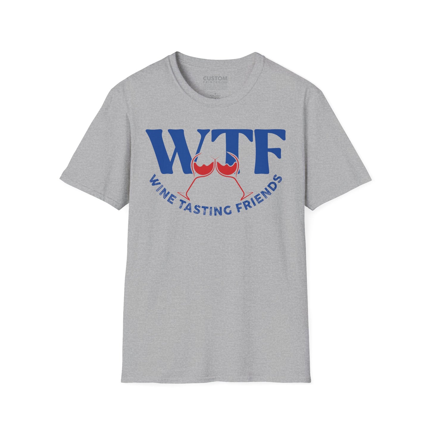 WTF Wine Tasting Friends T-Shirt | Wine Lover Tee | Drinking Friends Shirt