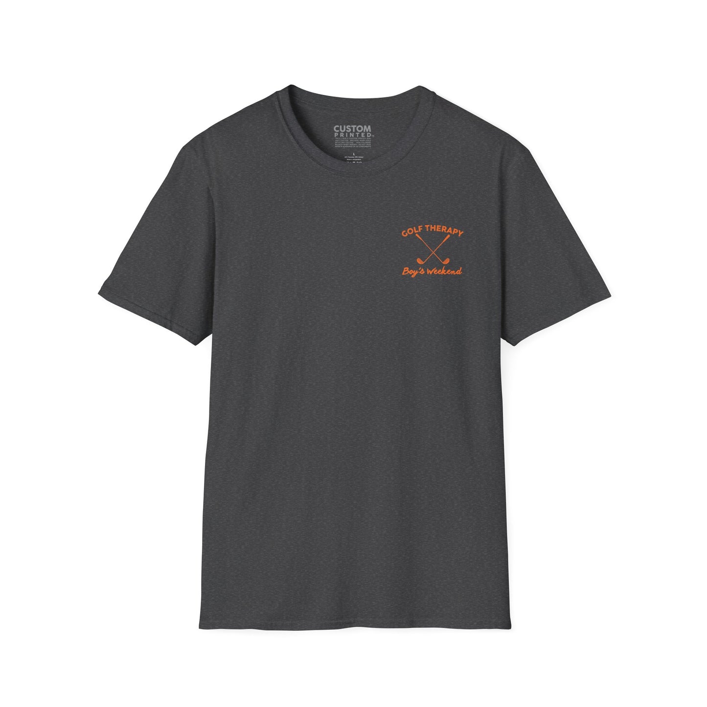 Golf Therapy Weekend Recovery T-Shirt | Golf Relaxation Tee | Golf Lifestyle Shirt