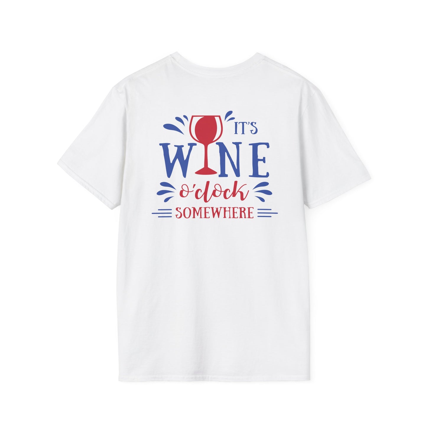 It’s Wine O Clock Somewhere T-Shirt | Wine Lover Tee | Funny Drinking Shirt