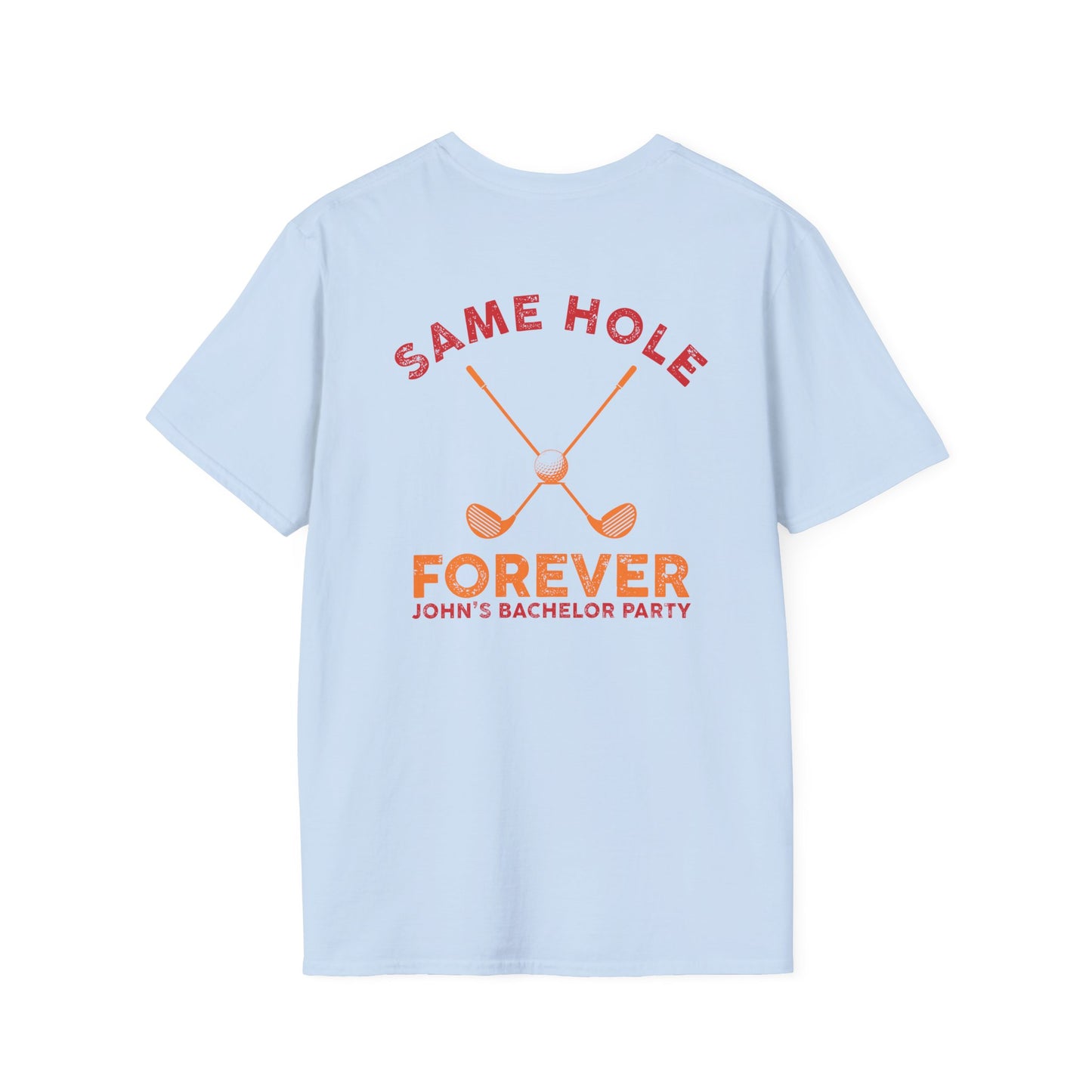 Personalized Same Hole Forever T-Shirt | Custom Golf Couple Tee