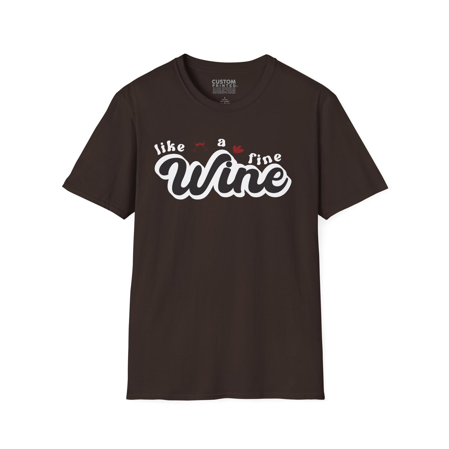 Like a Fine Wine T-Shirt | Retro Wine Lover Tee