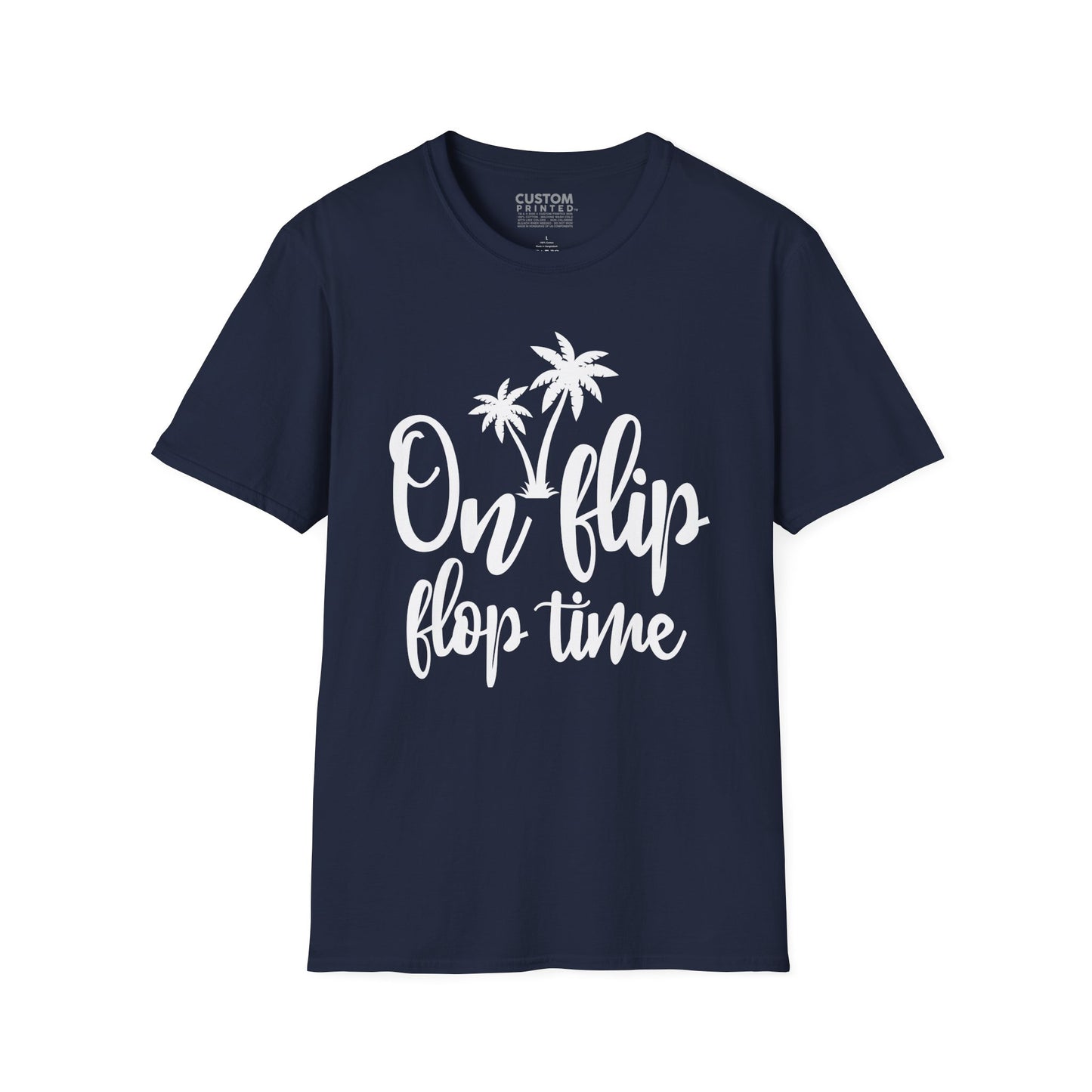 On Flip Flop Time T-Shirt | Summer Beach Vacation Tee