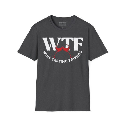 WTF Wine Tasting Friends T-Shirt | Wine Lover Tee | Drinking Friends Shirt
