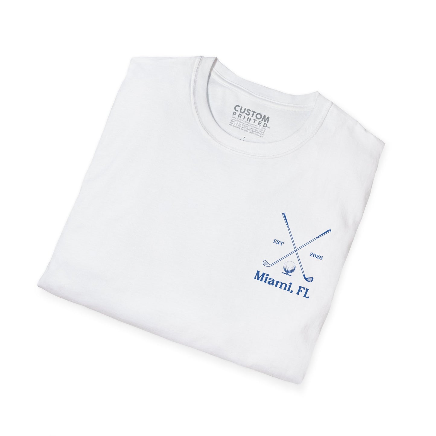 Custom Bachelors Party Golf T-Shirt | Personalized Golf Trip Tee