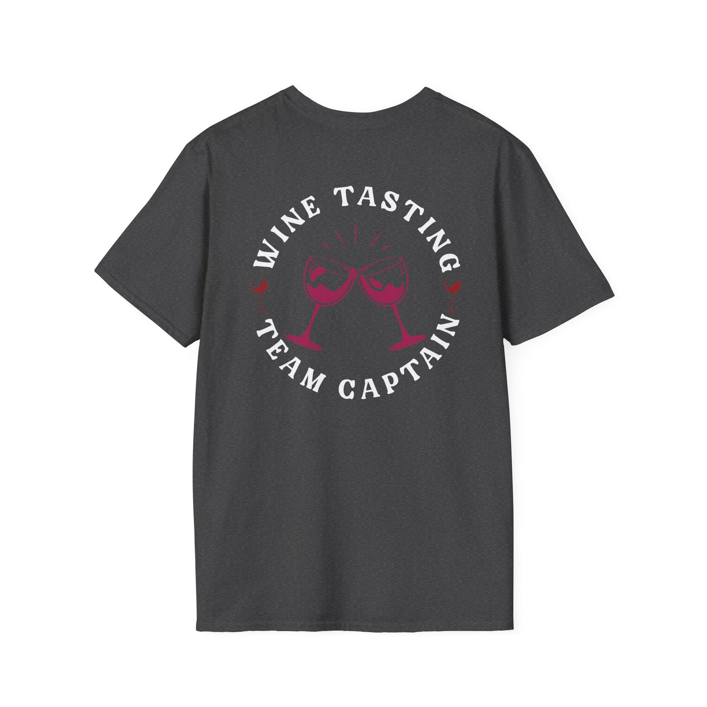 Wine Tasting Team Captain T-Shirt | Wine Lover Tee | Drinking Group Shirt