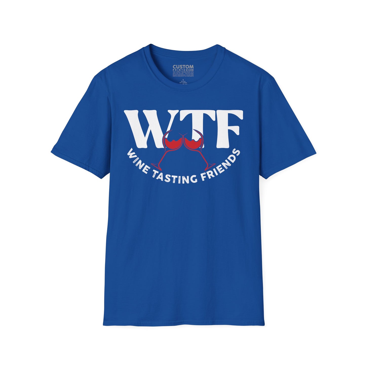 WTF Wine Tasting Friends T-Shirt | Wine Lover Tee | Drinking Friends Shirt