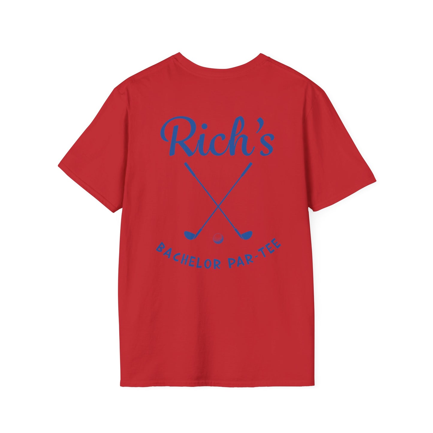 Custom Bachelors Party Golf T-Shirt | Personalized Golf Trip Tee