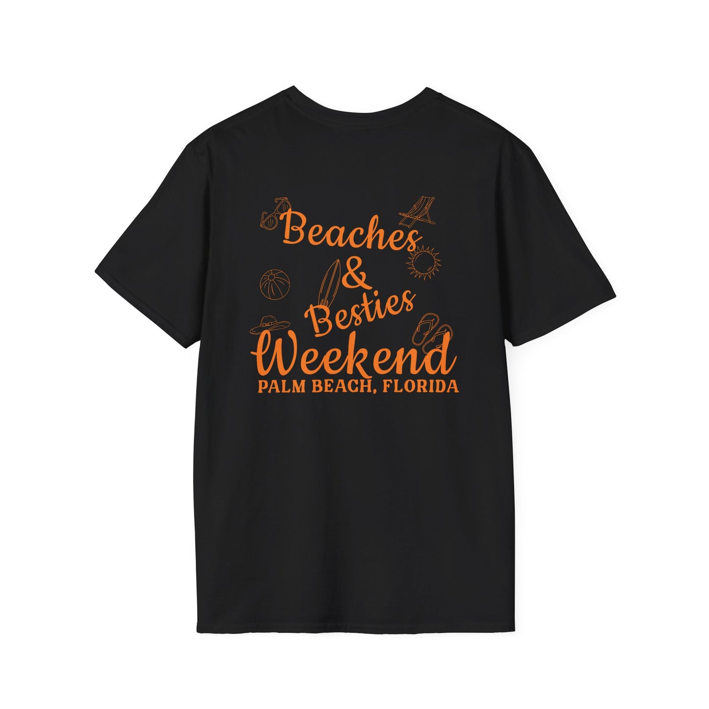 Custom Beaches and Besties Weekend Tee | Personalized Girls & Boys Beach Trip tshirt