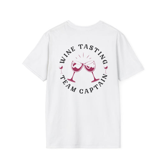 Wine Tasting Team Captain T-Shirt | Wine Lover Tee | Drinking Group Shirt