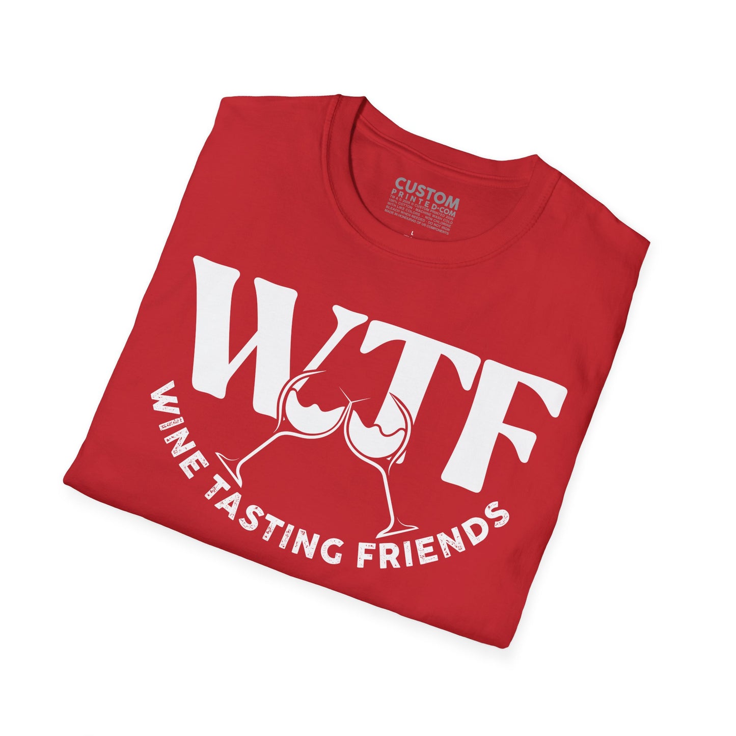 WTF Wine Tasting Friends T-Shirt | Wine Lover Tee | Drinking Friends Shirt