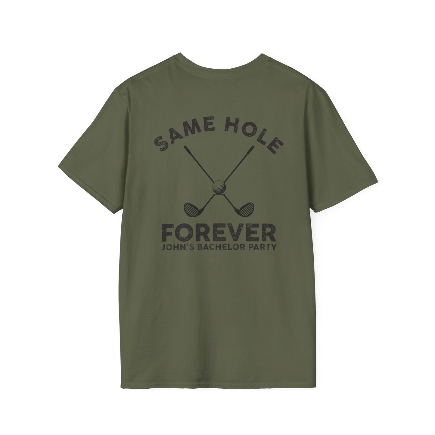 Personalized Same Hole Forever T-Shirt | Custom Golf Couple Tee