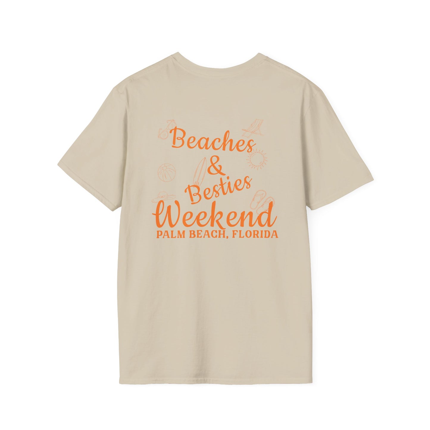 Custom Beaches and Besties Weekend Tee | Personalized Girls & Boys Beach Trip tshirt
