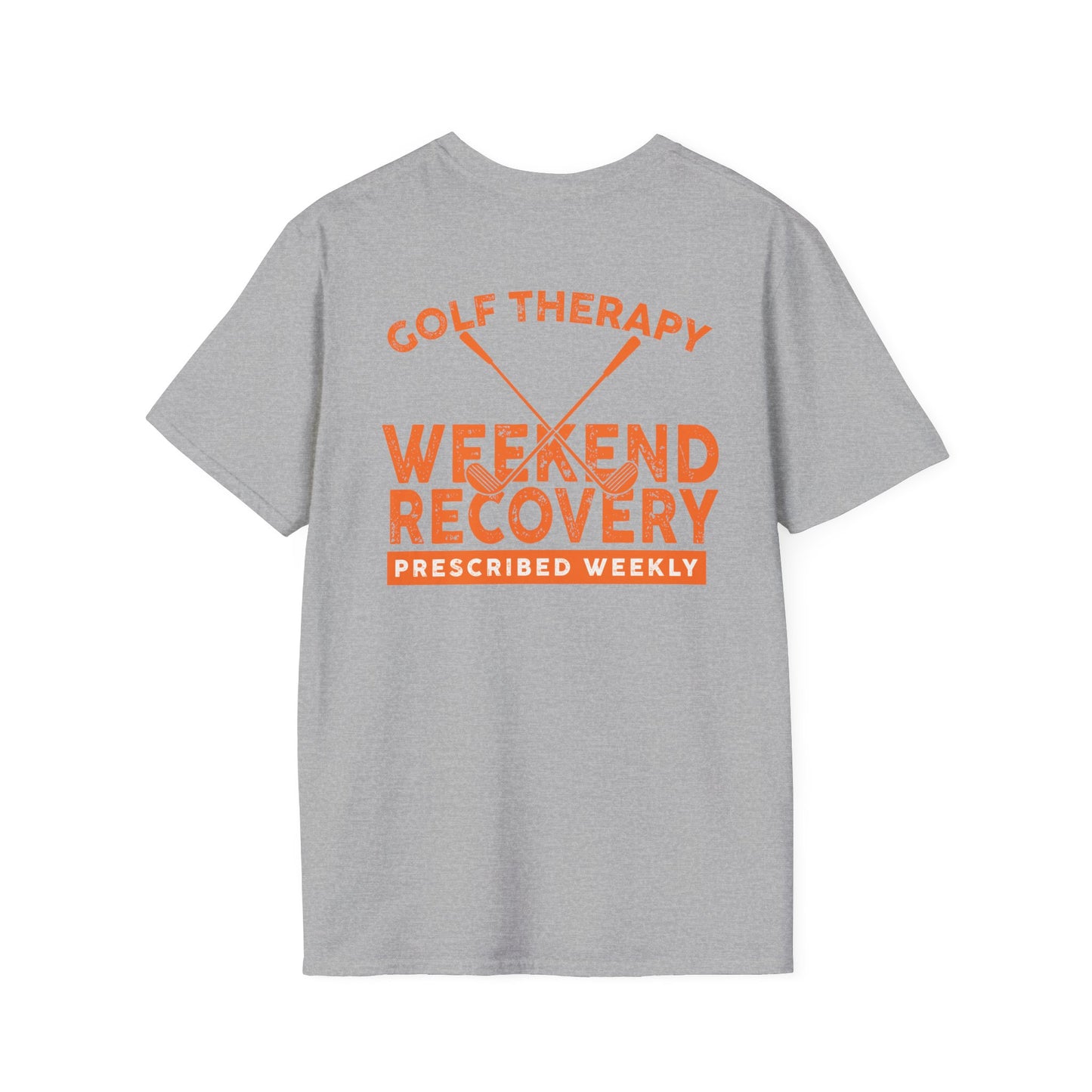 Golf Therapy Weekend Recovery T-Shirt | Golf Relaxation Tee | Golf Lifestyle Shirt