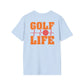 Golf Life T-Shirt | Heartbeat Golf Tee | Golf Lover Gift