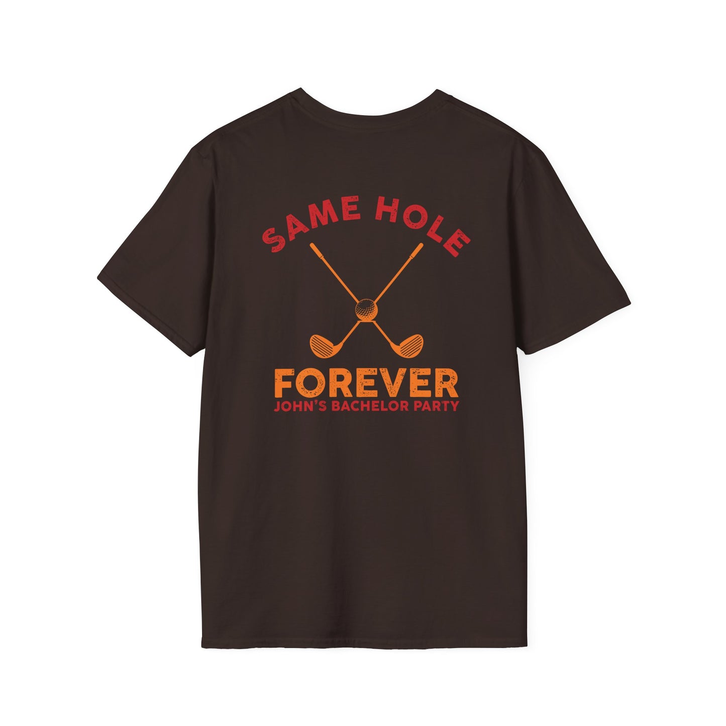 Personalized Same Hole Forever T-Shirt | Custom Golf Couple Tee