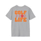 Golf Life T-Shirt | Heartbeat Golf Tee | Golf Lover Gift