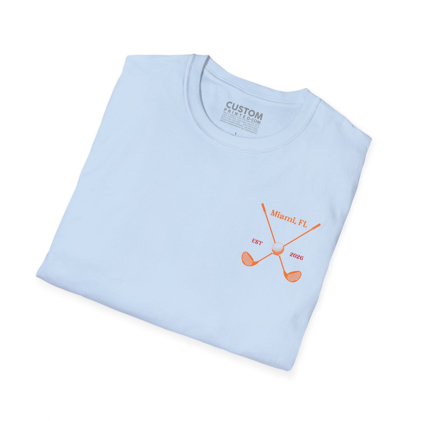 Personalized Same Hole Forever T-Shirt | Custom Golf Couple Tee