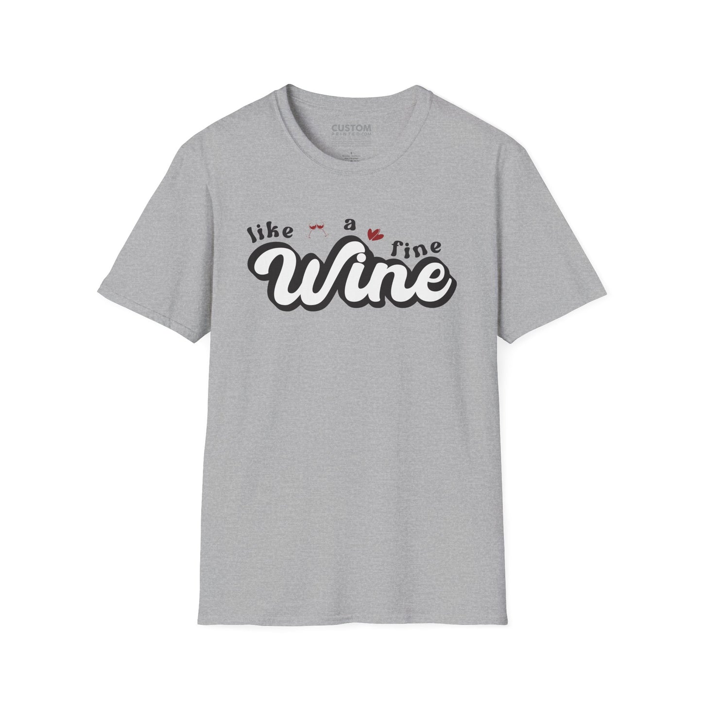 Like a Fine Wine T-Shirt | Retro Wine Lover Tee