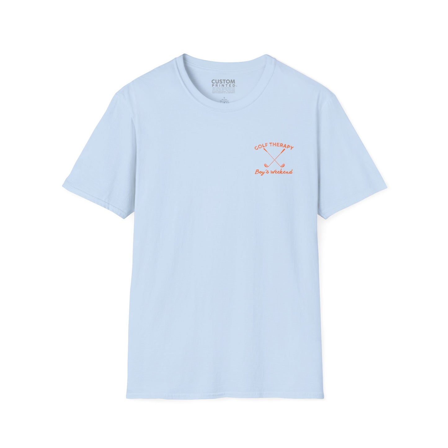 Golf Therapy Weekend Recovery T-Shirt | Golf Relaxation Tee | Golf Lifestyle Shirt