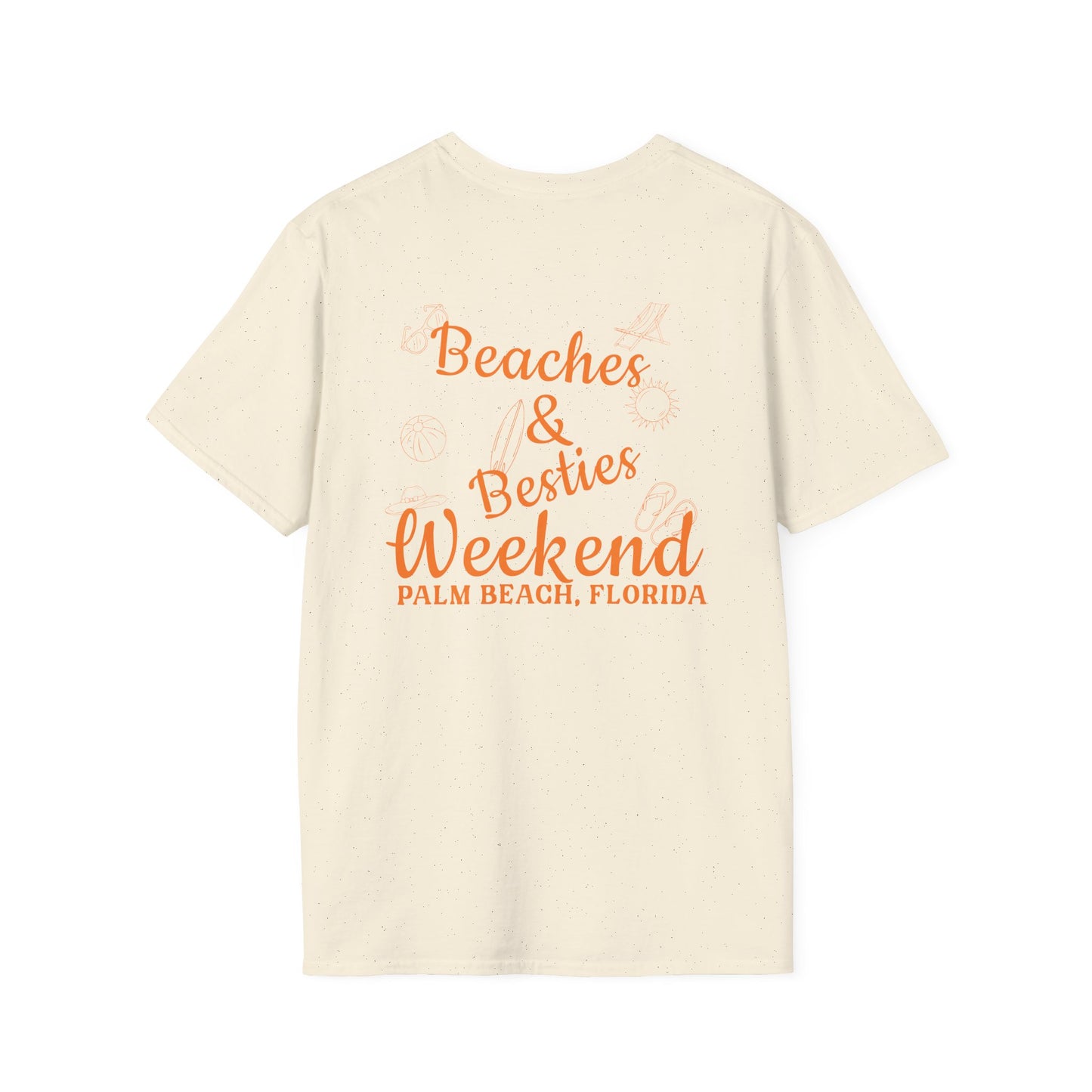 Custom Beaches and Besties Weekend Tee | Personalized Girls & Boys Beach Trip tshirt