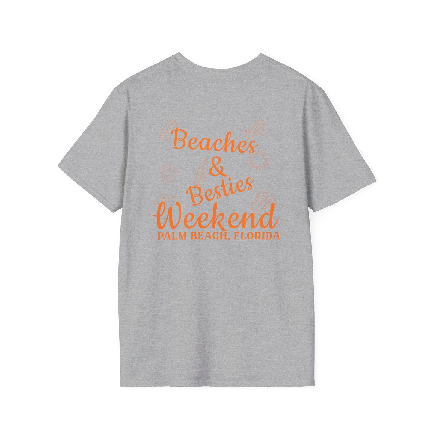 Custom Beaches and Besties Weekend Tee | Personalized Girls & Boys Beach Trip tshirt