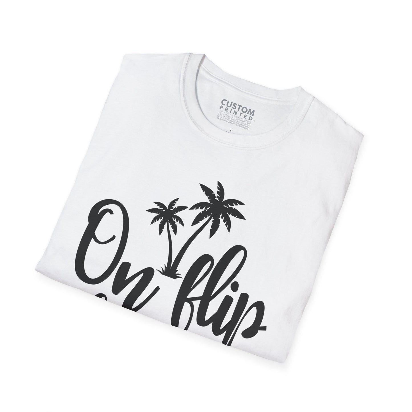 On Flip Flop Time T-Shirt | Summer Beach Vacation Tee