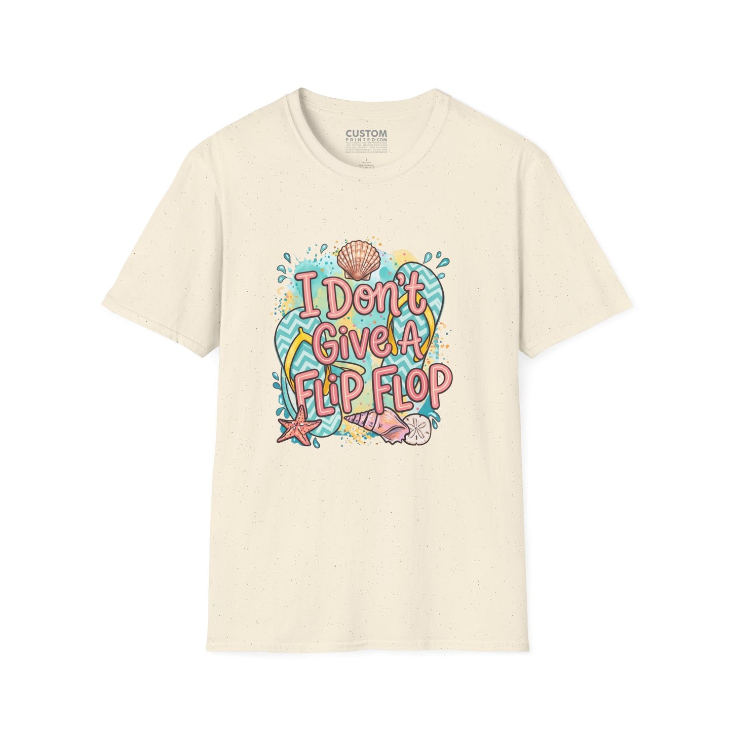 I Don’t Give a Flip Flop T-Shirt | Summer Vacation Tee