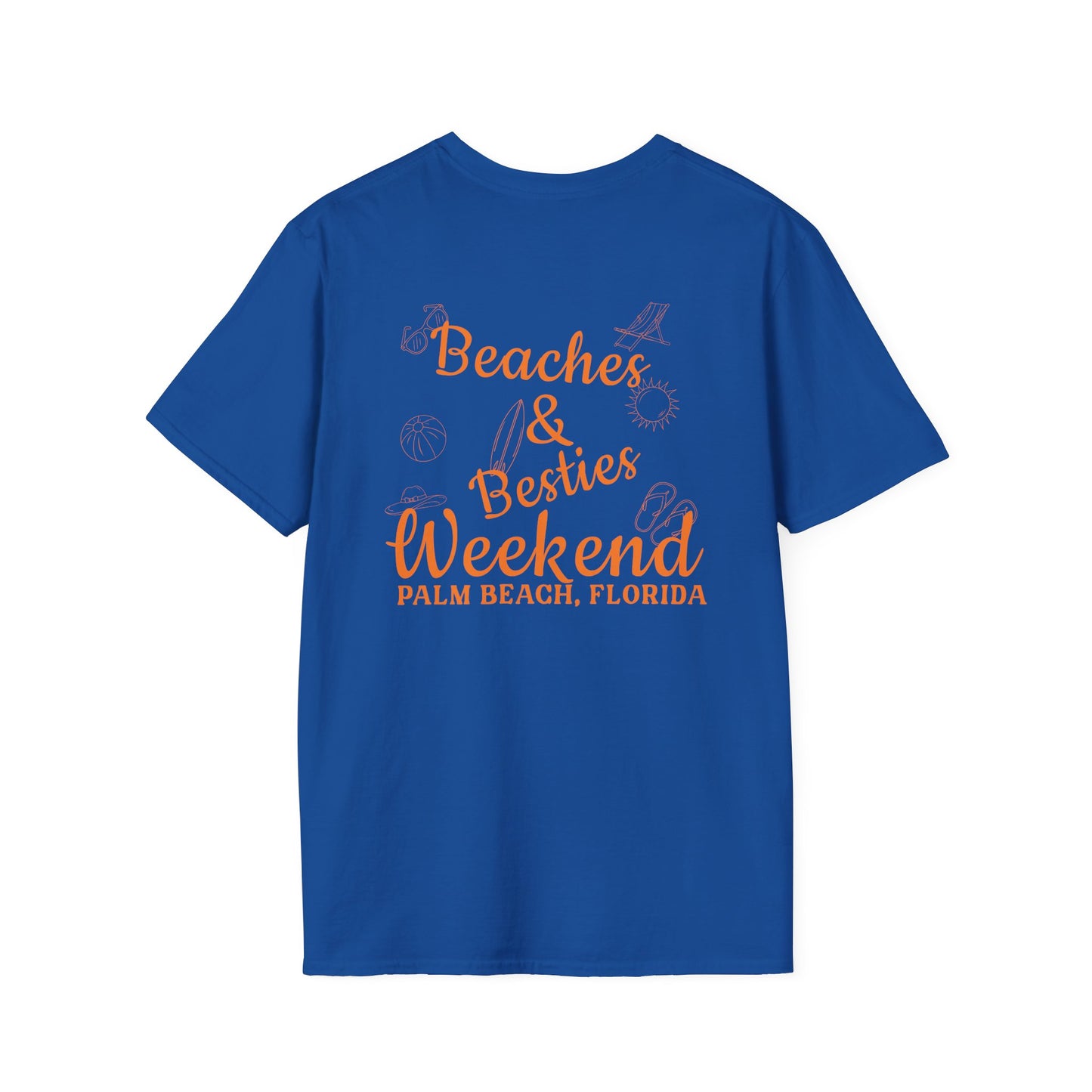 Custom Beaches and Besties Weekend Tee | Personalized Girls & Boys Beach Trip tshirt