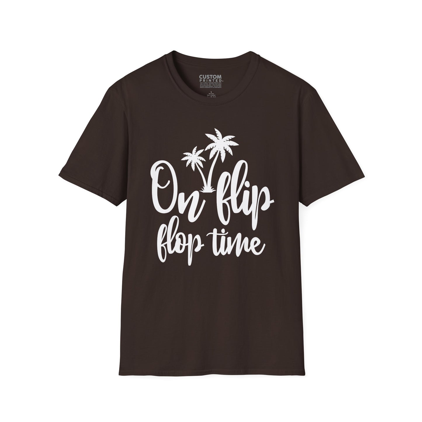 On Flip Flop Time T-Shirt | Summer Beach Vacation Tee